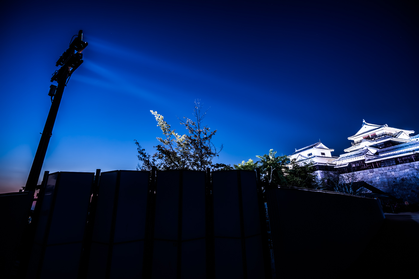 松山城 ライトアップ アイキャッチ画像