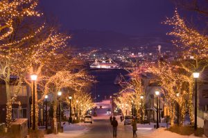 函館 八幡坂 ライトアップ アイキャッチ画像