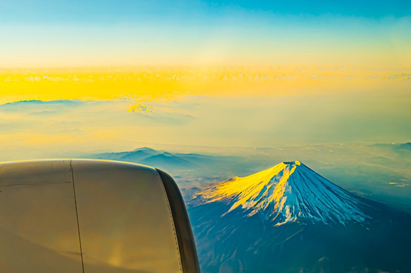 ANA 機窓 富士山 アイキャッチ画像